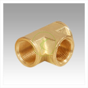 ข้อต่อท่อแบบไขว้ทองเหลืองตัวเมียมีความทนทานต่อการกัดกร่อน - Product Image 1