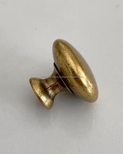 Decorative Engraved Brass Knobs Artistic Cabinet Drawer Pull Handles Vintage Furniture <b>Hardware</b> Accessories Unique Craftsmanship - Product Image 5