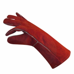 Gants de soudage en cuir de vachette pleine fleur de qualité supérieure pour hommes, résistants à l'abrasion, à la chaleur et aux vibrations, avec manchette de sécurité pour le travail. - Product Image 5