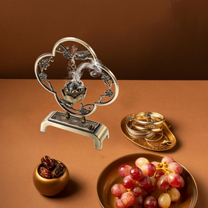 Traditional Indian Religious <b>Bakhoor</b> Incense Burner Crafted for <b>Oud</b> Chips Home Aroma Spiritual Environment 100% Natural Raw - Product Image 5