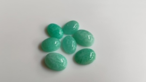 Amazonite Verte Naturelle 6x4mm Cabochon Ovale Calibré à Dos Plat pour Fabricants de Bijoux Qualité AAA Pierre Précieuse en Vrac RUDRANSH - Product Image 4