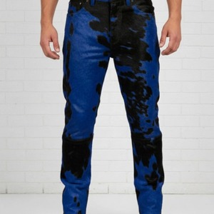 Pantalon en cuir de vachette pour homme, style signature, matériau premium, vente en gros, fabricant de marques privées - Product Image 4