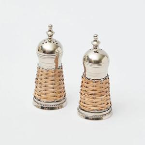 Accessoires de cuisine, salière et poivrière 100% en laiton avec poignées en bois, design moderne, passe au lave-vaisselle, ensembles cadeaux - Product Image 6