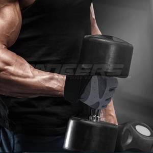 Guantes de Levantamiento de Pesas Transpirables de Cuero Premium con Malla Acolchada en la Parte Posterior, Guantes de Crossfit con Logotipo Personalizado OEM, Guantes de Entrenamiento Físico - Product Image 2