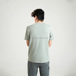 Nardon เสื้อยืดผู้ชายผ้าทอคอตตอน100% เข้ารูปหลวมเป็นมิตรกับสิ่งแวดล้อม - Product Image 2