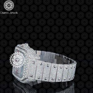 Reloj de Lujo para Mujer Charm_Jewels, Caja de Acero Inoxidable de 40 mm, Esfera Analógica de Cristal, Botón de Presión, Cierre Oculto, Movimiento Mecánico Automático - Product Image 2