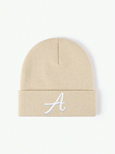 Gorros de Punto Cálidos de Invierno Unisex al por Mayor, 100% Lana Acrílica, Estilo de Imagen Bordada en 3D, Gorras Deportivas para Adultos para Actividades al Aire Libre - Product Image 2