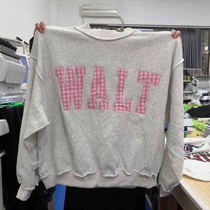 MSUSST Manufacturer Heavyweight <b>Mock</b> <b>Neck</b> Sweatshirt Women Men Ladies Unisex Greek Apparel Chenille Letter - Product Image 2