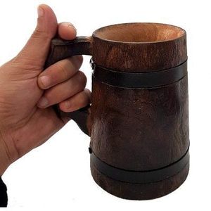 Jarra de Cerveza Tradicional de Madera - Product Image 1
