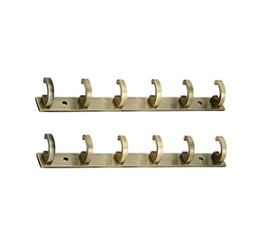 Brass <b>Hook</b> Hanger Tea Kettle Design Rails Hot Sale Brass Antique Cloths Hanger Towel <b>Key</b> <b>Hooks</b> <b>Wall</b> Mounted - Product Image 4