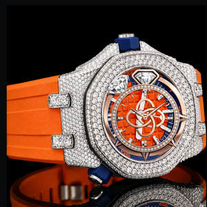 Montre de luxe pour homme en acier inoxydable de qualité supérieure avec diamants en moissanite - Product Image 2