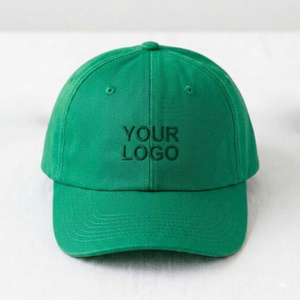 Wholesale Custom Logo Embroidery 6 Panel Cotton Classic Baseball Cap <b>Hat</b> Unisex <b>Dad</b> <b>Hat</b> Unstructure Multi Color Curved Brim - Product Image 1