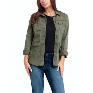 Veste en jean pour femmes de haute qualité, chemises en jean décontractées, prix de gros, fournisseur de manteaux en jean pour femmes en provenance du Pakistan - Product Image 4