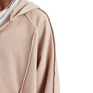 Logo personnalisé coton survêtement chaud Street Wear acide lavage 2 pièces ensemble hommes oversize fermeture éclair à capuche survêtement survêtement 2026 - Product Image 5