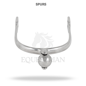 Espuelas de acero inoxidable para equitación con punta de bola, espuelas de entrenamiento ecuestre inglés, metal duradero - Product Image 2