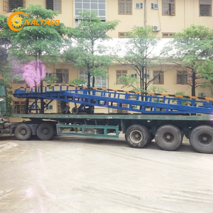 Premium 15T Mobile Dock Ramp 16m Long 1900mm Height Adjustable Manual Hydraulic Ramp for Large Forklifts ISO9001 Cert - Product Image 4