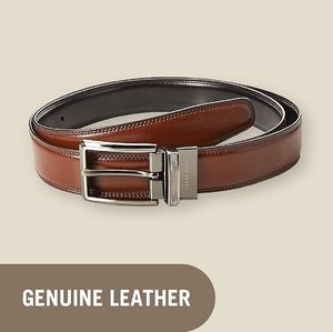 Ceinture habillée élégante pour hommes 2026 en cuir véritable de haute qualité avec logo personnalisé et boucle ardillon automatique, idéale pour jeans – Vente en gros - Product Image 1