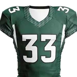 Uniforme de Fútbol Americano Profesional de Malla Transpirable, Manga Corta, Tallas Grandes, Fabricante OEM para Equipos de Liga - Product Image 3