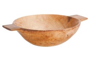 ชามไม้ทำมือพร้อมหูจับ ดีไซน์มินิมอล สำหรับเสิร์ฟอาหาร ใช้ในบ้าน - Product Image 2