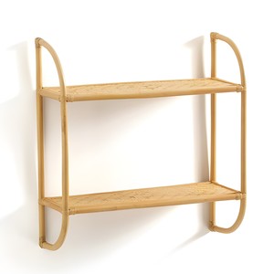 Nueva estantería de tendencia caliente estante de 2 niveles decoración de estantería nórdica de ratán personalización OEM aceptar - Product Image 2