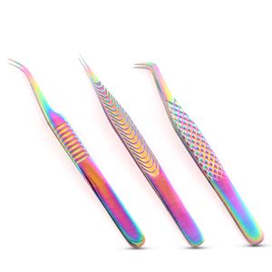 Meilleures ventes de pinces à cils multicolores élégantes conçues pour isoler et appliquer les cils en stock! - Product Image 3