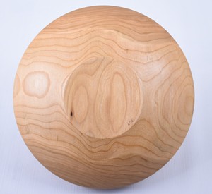 Tazón de madera hecho a mano, diseño minimalista, acabado en madera natural, tazón para servir para uso doméstico, tazón de madera nórdico moderno - Product Image 6