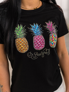 T-shirt décontracté personnalisable de haute qualité pour femme, col rond, imprimé, coupe ajustée, manches courtes, grande taille, respirant, séchage rapide, 100 % coton - Product Image 4