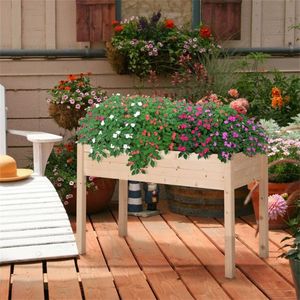 Jardinera Elevada con Macetas y Jardineras, Producto de una Sola Pieza - Product Image 2
