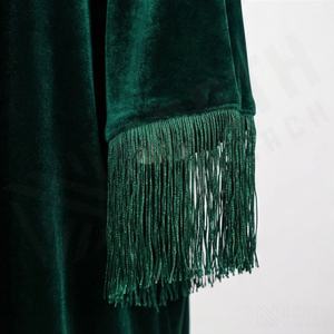 Nouvelle Abaya Musulmane Modeste en Gros, Robe Scintillante à Manches Longues Chauve-Souris, Réversible, en Tissu de Qualité, Vêtement Élégant de Haute Qualité - Product Image 5