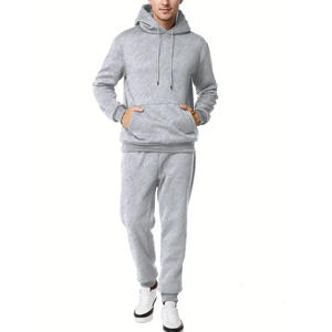 Men's Orange Solid 2 in 1 Loose Fit Half-<b>zip</b> Stand Collar Casual Sportswear Set Winter Wear Breathable Polyester Fabric - Product Image 4