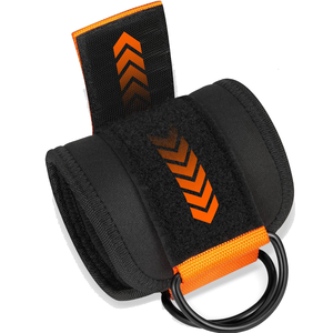 สายรัดข้อเท้า นีโอพรีน ห่วงรูปตัว D สองห่วง ปรับระดับได้ ป้องกันอย่างครอบคลุม สำหรับออกกำลังกาย ฟิตเนส  OEM รับผลิตตามแบบ - Product Image 2