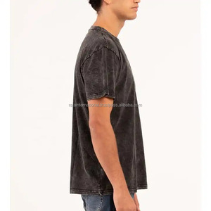 เสื้อยืดคอกลมทรงปกติสไตล์วินเทจสำหรับผู้ชาย สกรีนโลโก้ได้ เนื้อผ้าหนา ใส่สบายในฤดูร้อน แขนสั้น ผ้าฝ้ายแท้ แห้งเร็ว ระบายอากาศดี สวมใส่สบายๆ - Product Image 2