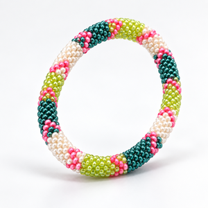 Bracelets en perles de verre japonais tissés à la main et personnalisables Ahana, bracelets en crochet perlés pour femmes et unisexe, parfaits pour les fêtes - Product Image 3