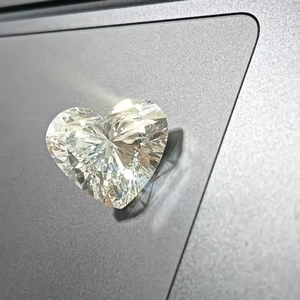 Bijoux en diamant Dada, diamant cultivé en laboratoire de 13,00 carats, taille cœur, certifié IGI, diamant non monté E VVS2, bague de fiançailles en forme de cœur - Product Image 1