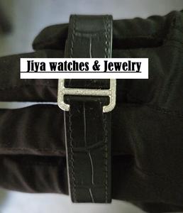 Montre analogique de luxe pour hommes, automatique, mécanique, en acier inoxydable, boîtier carré, verre saphir, noir, Hip Hop, caoutchouc - Product Image 5