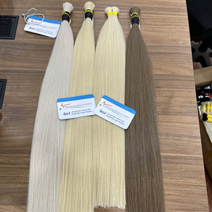 Top Selling Raw Vietnamese Colored Bulk Hair <b>Extensions</b> Double Drawn Virgin Human Hair <b>for</b> <b>Braiding</b> Wholesale Ready to Ship - Product Image 3