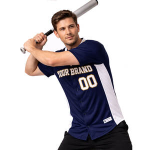 ผู้ผลิตเสื้อเบสบอลแบบติดกระดุมตามสั่ง เสื้อแข่งแบบซับลิเมชั่นสำหรับทีมและลีก - Product Image 3