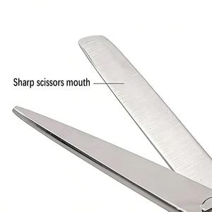 3PCS 14cm Straight Spencer Suture Scissors Ergonomic Grip for Precise Stitch Removal Dental General Surgical By <b>Blush</b> Surgical - Product Image 4