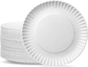Round Food Serving Paper <b>Plate</b> 13cm for Catering Events Bakery Restaurant <b>Disposable</b> Tableware Factory Wholesale - Product Image 4