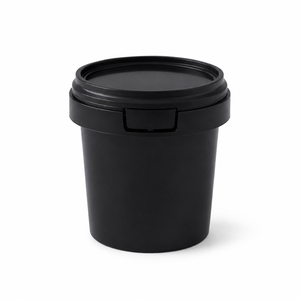 125ml IML Food Container PP Plastic Round <b>Tub</b> with Lid designed for yogurt, dips, sauces, spreads, dressings and food portions - Product Image 1