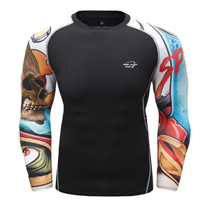 Maillot de bain à manches longues pour homme, protection UV, séchage rapide, surf, plage, vêtements de sport - Product Image 5