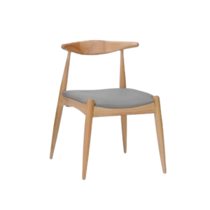 เก้าอี้เฟอร์นิเจอร์ไม้สักหรูหราพร้อมการออกแบบที่ทันสมัยพร้อมโฟมนุ่มๆสำหรับร้านกาแฟโรงแรมบ้าน - Product Image 4