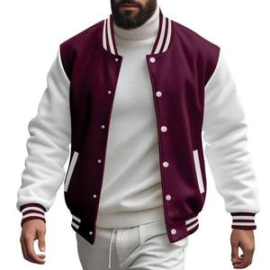 <b>Men</b> Varsity Jacket Manufacturer Custom Design Letterman Jacket Breathable Wholesale Winter Jacket - Product Image 4