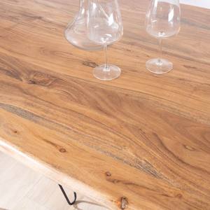 Mesa de bar Vandana Urban Surface en madera de acacia con patas de metal, diseño Wendy, 160 cm - Product Image 6