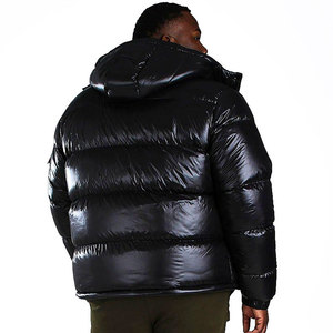 Fashion Streetwear Outdoor Trap <b>Star</b> Winter Custom Logo High Quality Stand Collar Front Logo Canvas Windproof Puffer <b>Jacket</b> Men - Product Image 4
