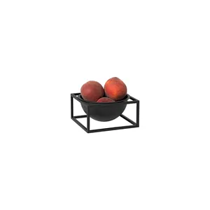 Luxury Modern Handmade <b>Disposable</b> Metal Bowl with Plant Pattern for Store Display and Interior Accent - Product Image 4