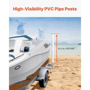 Guide per Rimorchio Barca Regolabili da 40 Pollici, 2 Pezzi, in Acciaio ad Alta Durezza, Design Premium per un Facile Trascinamento - Product Image 5