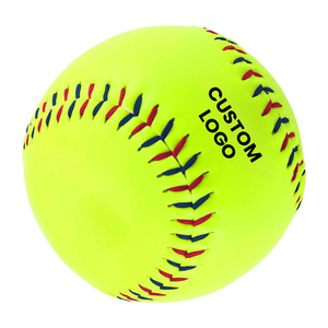 Custom K.A-T995 <b>Red</b> Aluminum Alloy Baseball Glove for Softball with Black Accents and Brown Stitching - Product Image 4