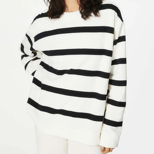 Sudadera de Mujer de Moda 2026, Forrada, con Patrón Tejido, Antipilling, Transpirable, Ligera, Cortavientos, de Corte Holgado - Product Image 6