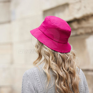 Plain Cotton Bucket <b>Hat</b> Breathable Fabric Casual Headwear For Summer <b>Walking</b> Weekend Travel And Outdoor Street Fashion Use - Product Image 6